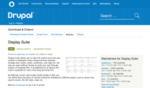 แนะนำโมดูล display suite ของ drupal