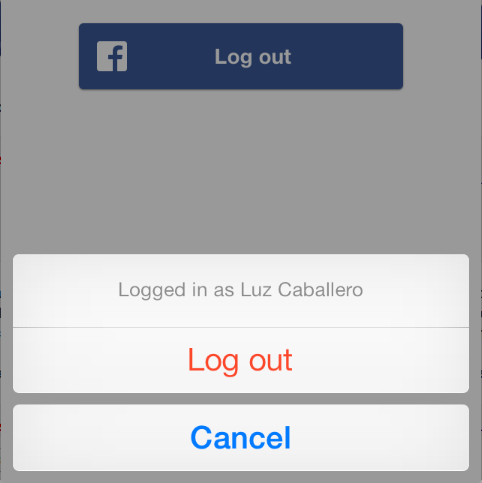 กรณีกดปุ่ม logout facebook ของ ios แล้วเกิด error