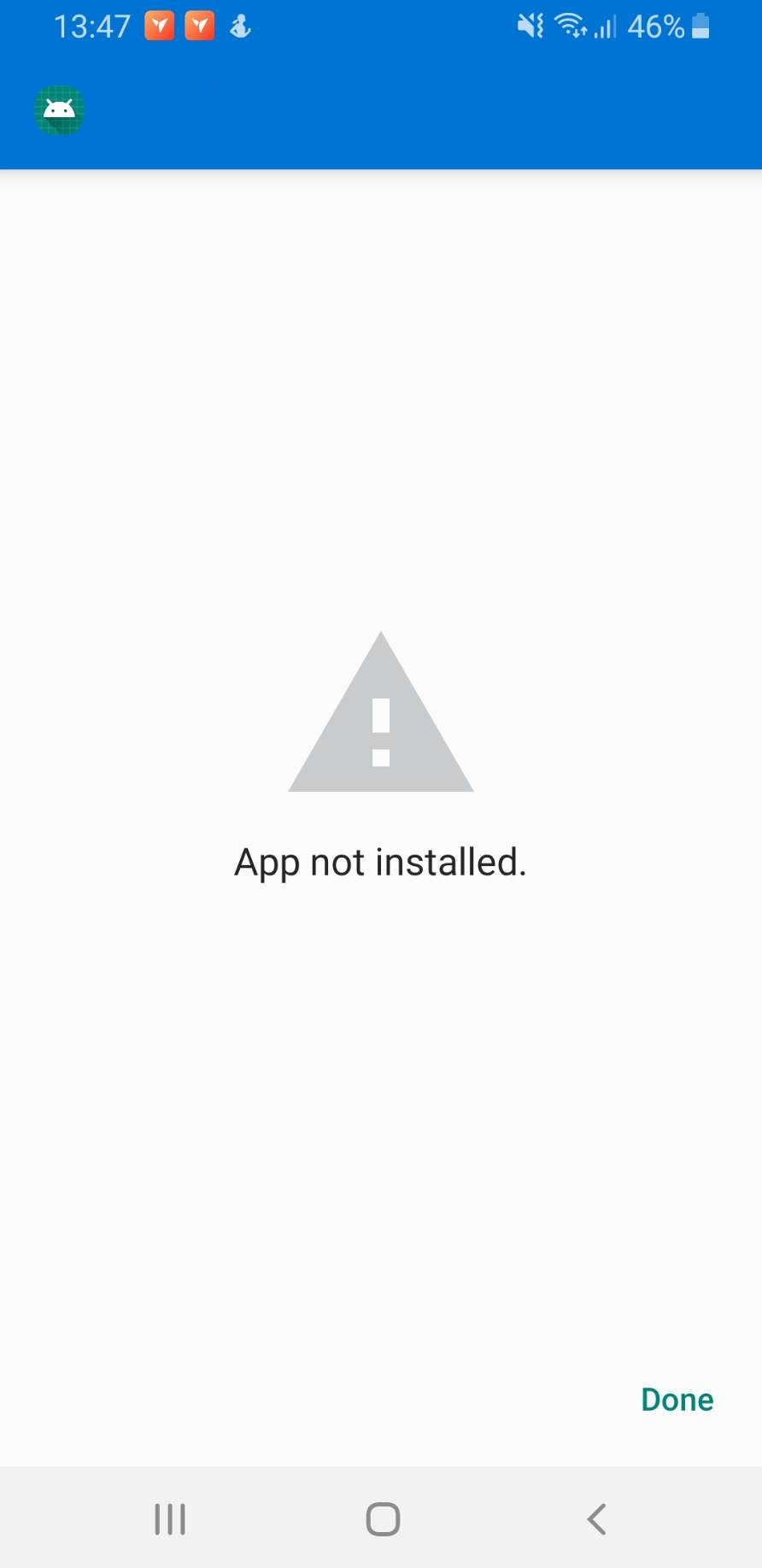 วิธีแก้ไข app not installed เมื่อติดตั้ง apk